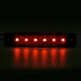 6 LEDs Waterproof Car Truck Warning Side Light