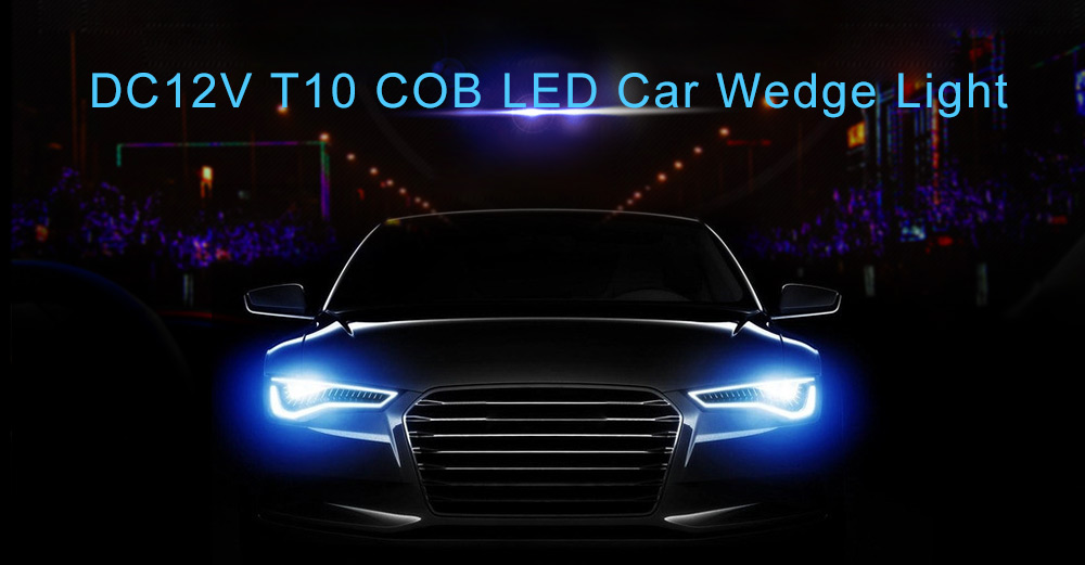 DC12V T10 Error Free Lamp COB LED High Power Car Wedge Light Parking Bulb